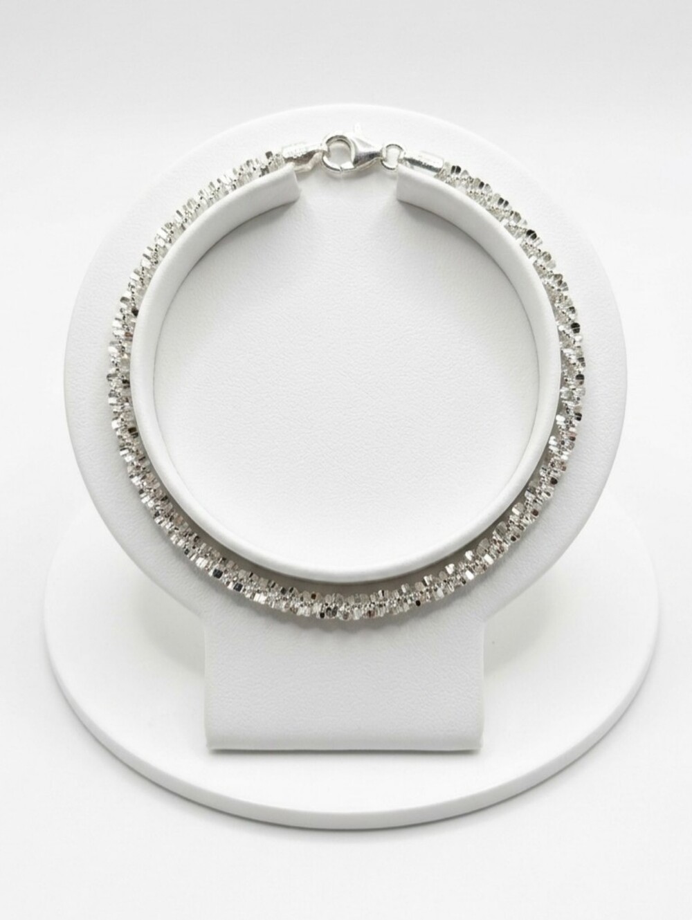 925 Sterling Silver Crystal Roc Bracelet [7.5"]